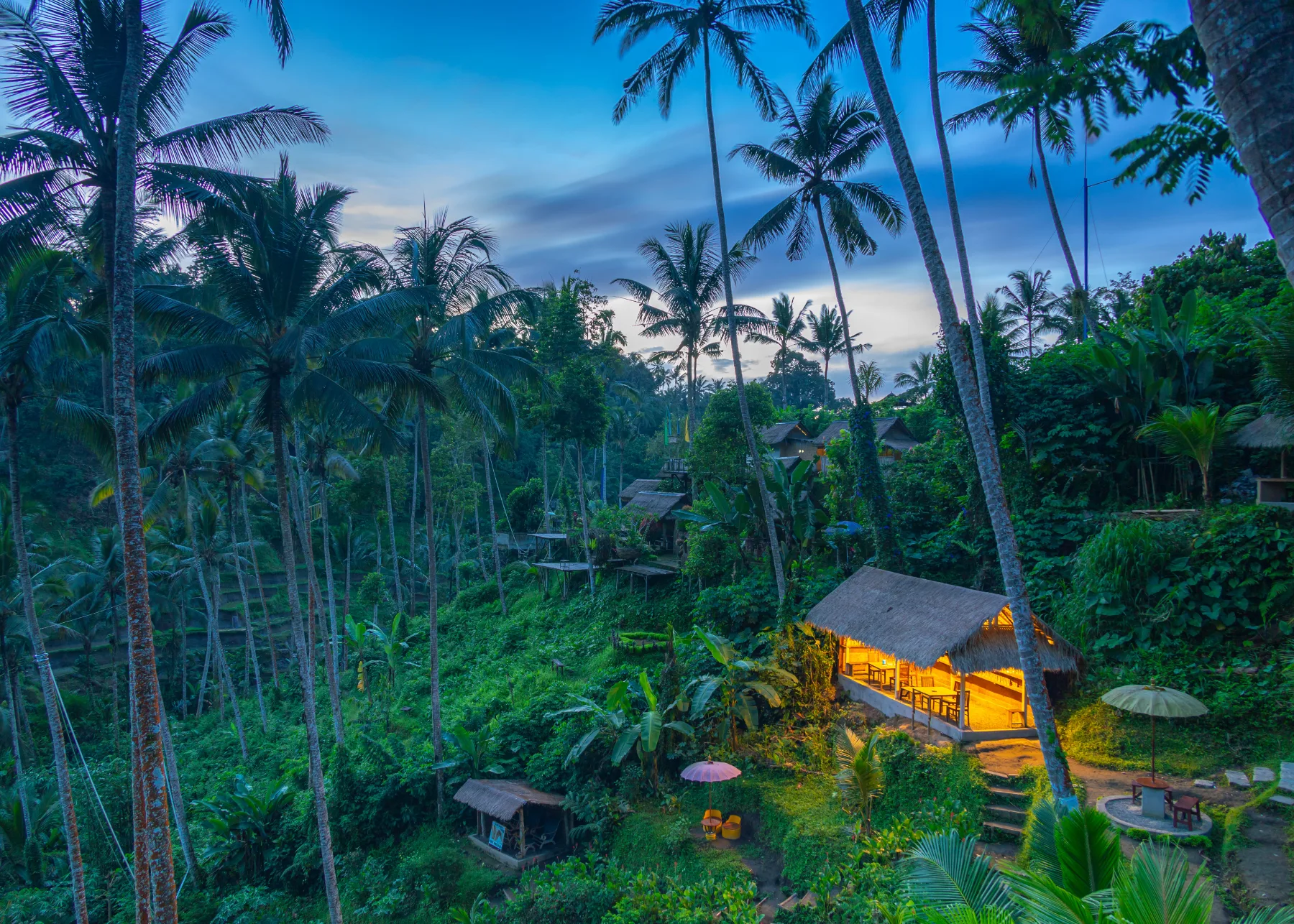 Bungalow tra le palme a Bali, Ticket Travel Soggiorno Gratuito: premio per concorsi e dipendenti